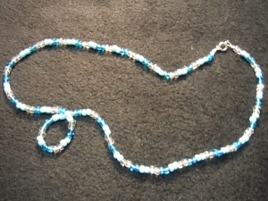 Winter Wonderland strung necklace